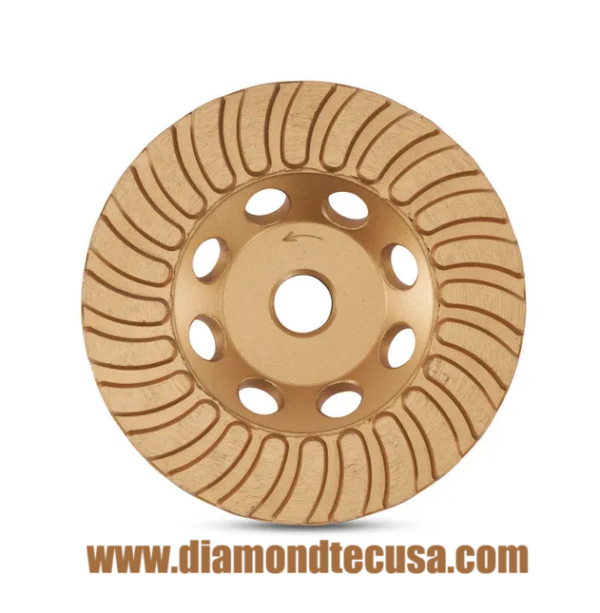 turbo diamond cup wheel for marble granite quartz